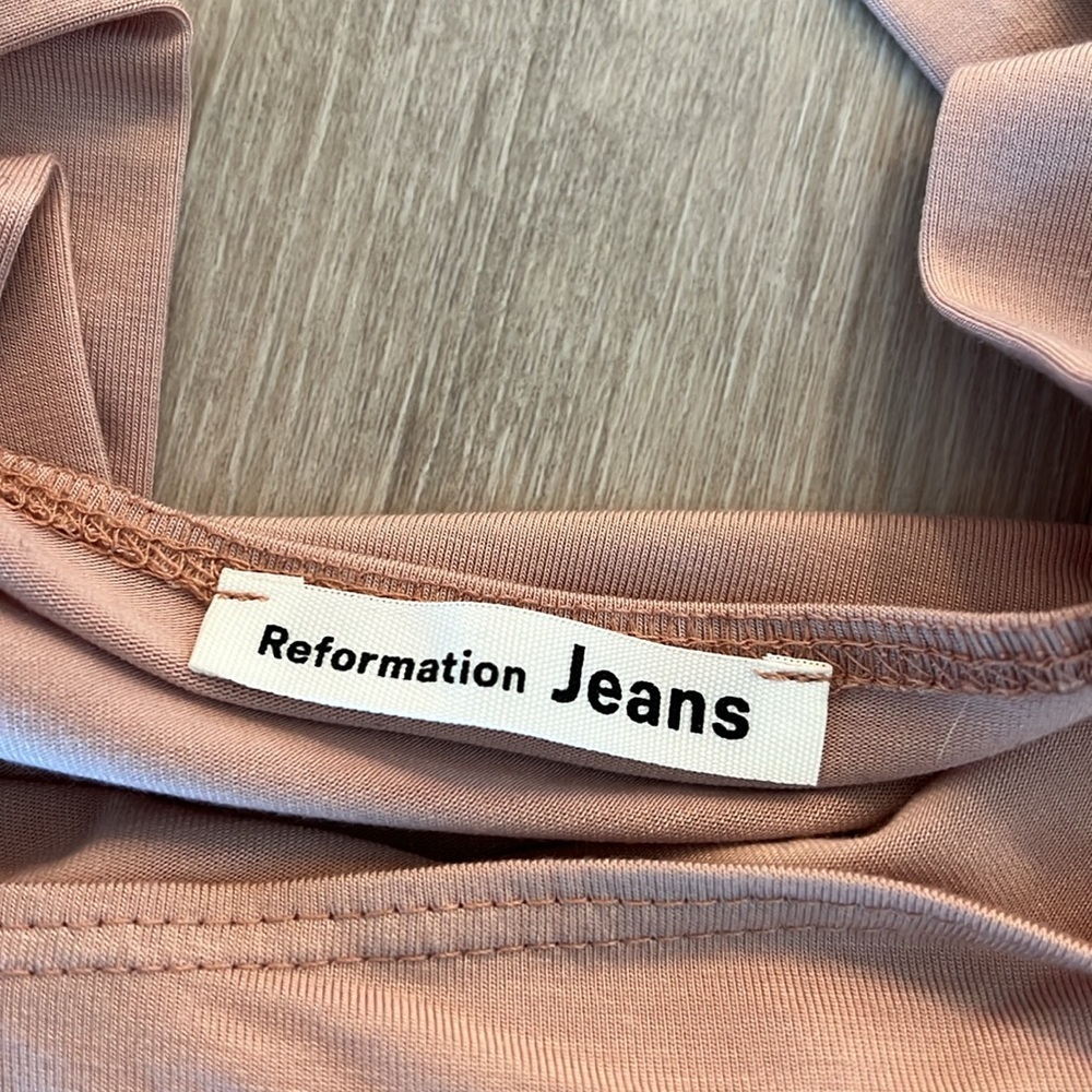 Reformation Blush Color Knit Dress - Picture 3 of 5